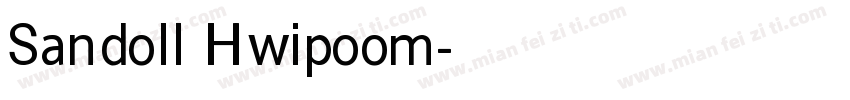 Sandoll Hwipoom字体转换